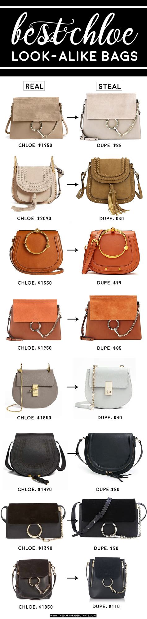 chloe look alike bag|chloe sneakers dupe.